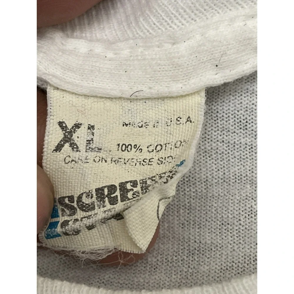 Vintage 80s Paul McCartney 1989 World Tour T Shirt XL‎ Single Stitch Made in USA